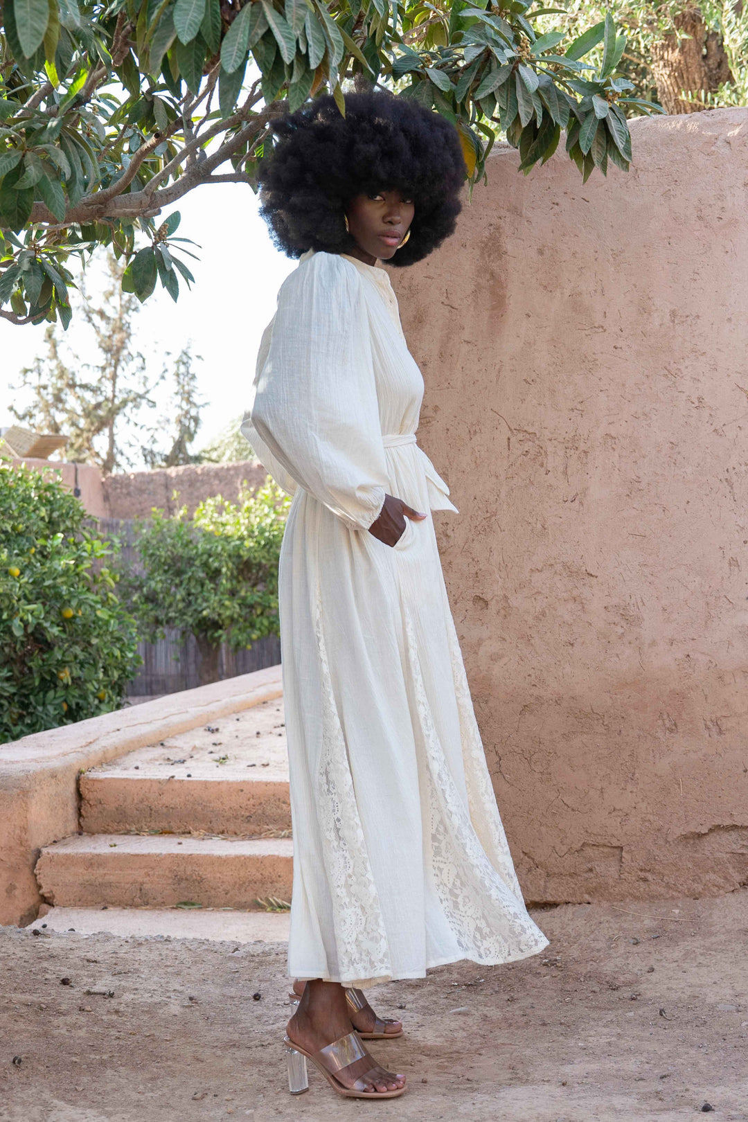 Robe Longue Ceinturée Nava - Robes