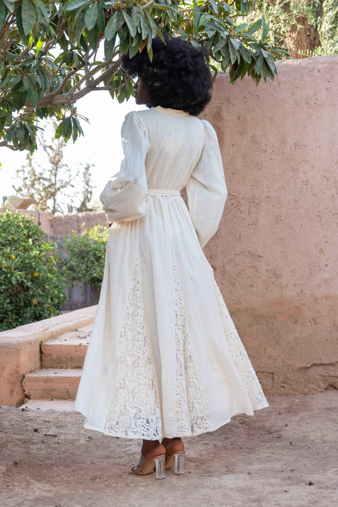 Robe Longue Ceinturée Nava - Robes