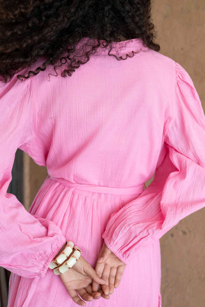 Robe Longue Ceinturée Nava - Robes