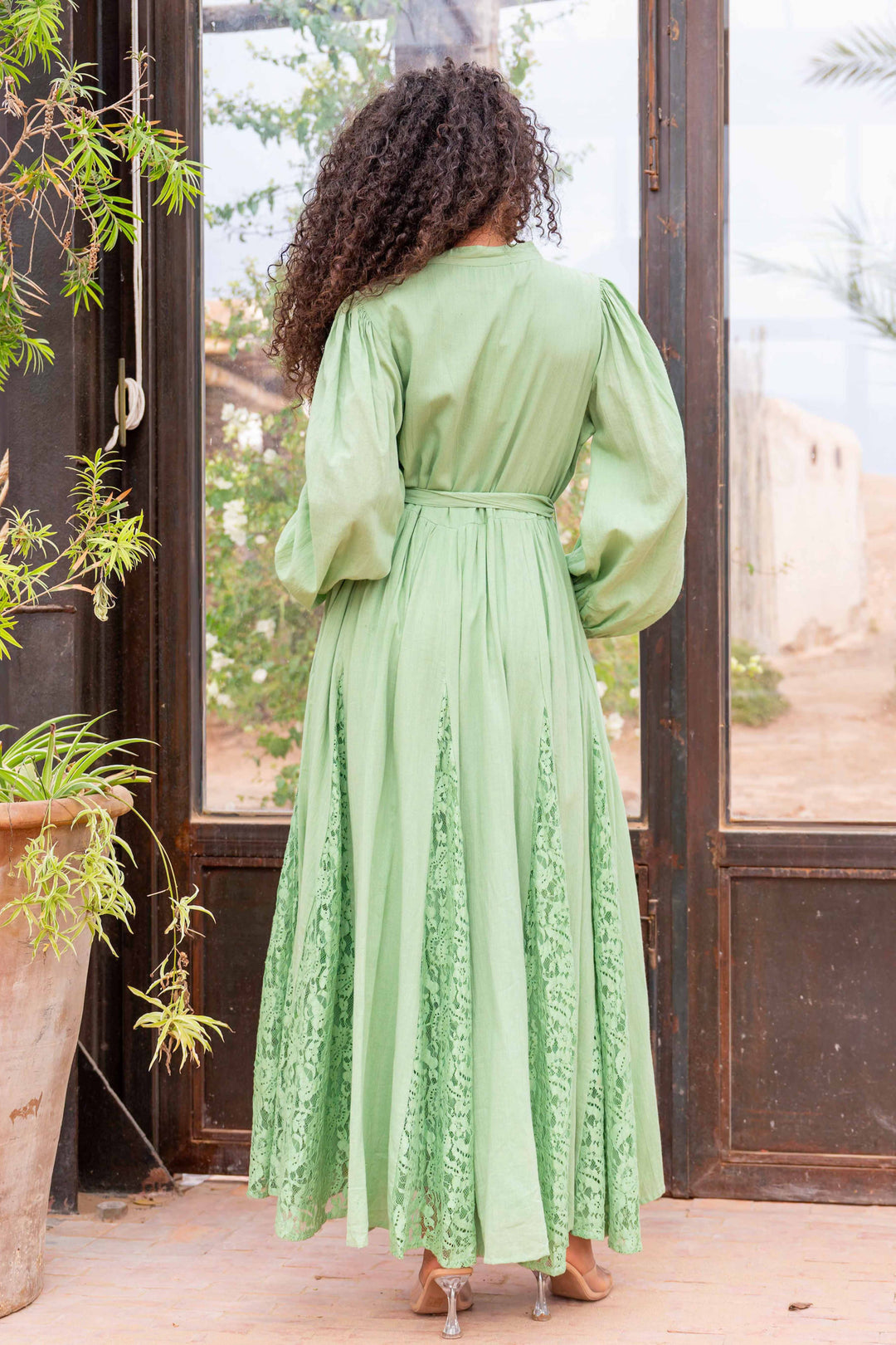 Robe Longue Ceinturée Nava - Robes