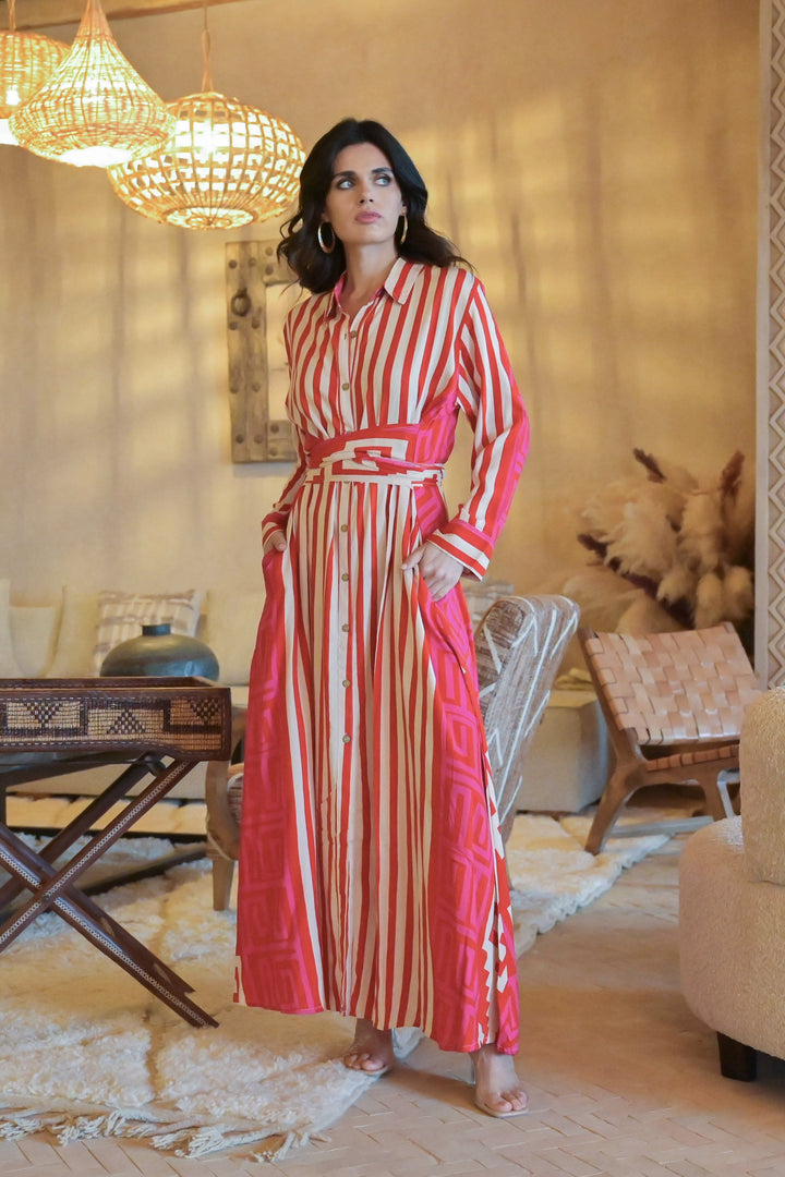 Robe Longue Chemise Linoy