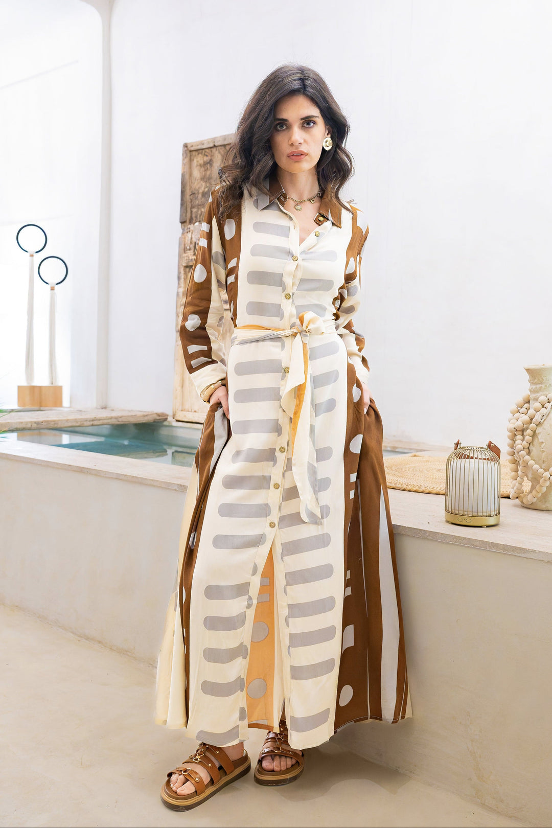 Robe Longue Chemise Linoy