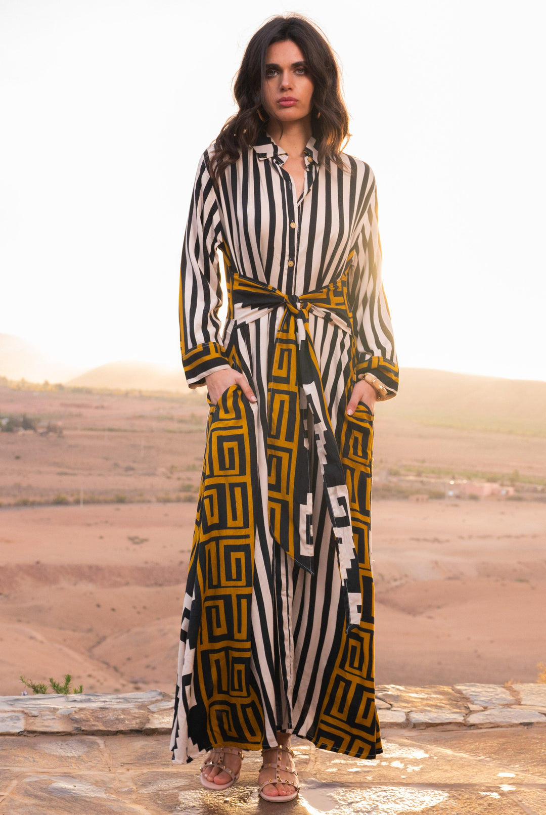 Robe Longue Chemise Linoy