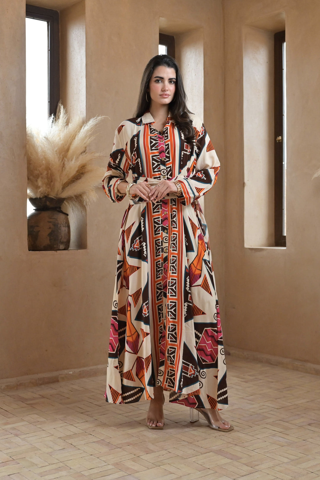 Robe Longue Chemise Linoy