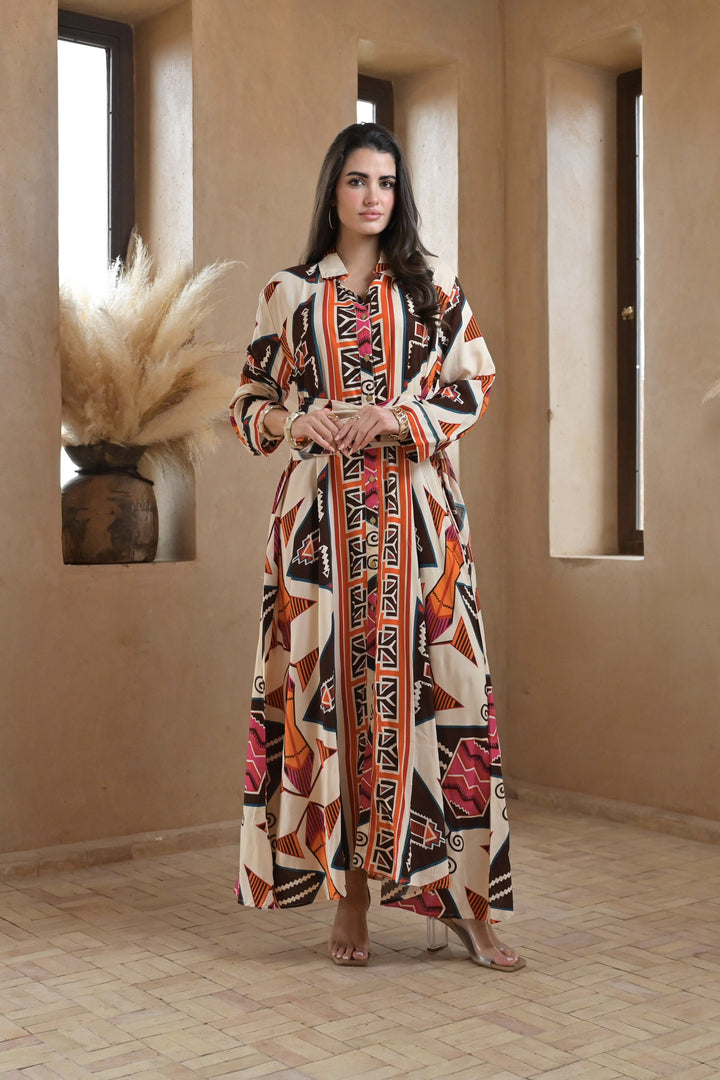 Robe Longue Chemise Linoy
