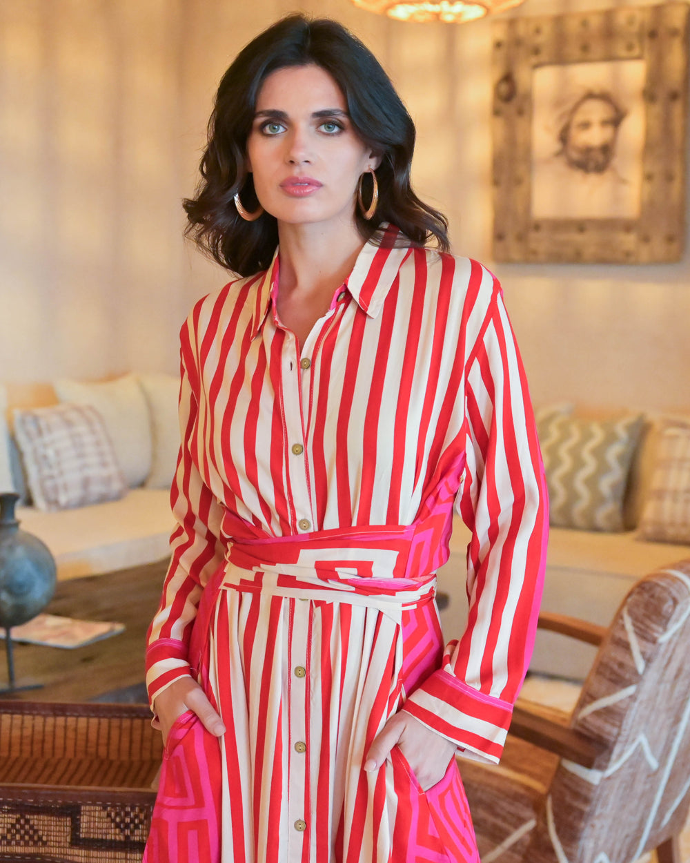 Robe Longue Chemise Linoy