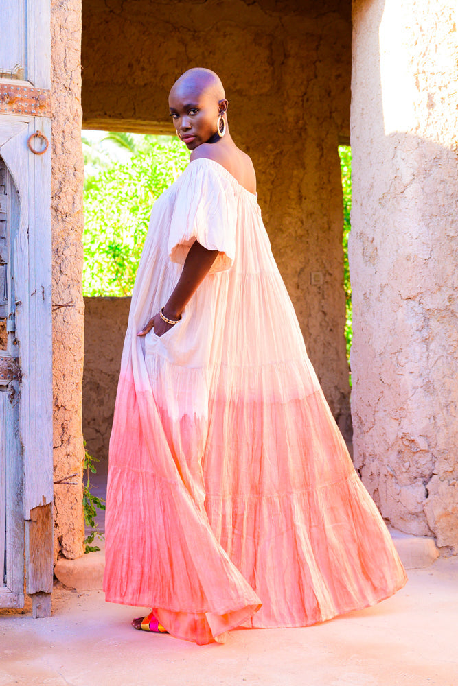 Robe longue dégradée Bellisima - Taille unique: 36 au 42