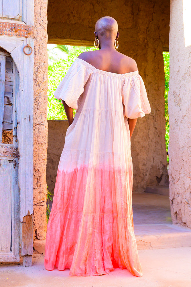 Robe longue dégradée Bellisima - Taille unique: 36 au 42