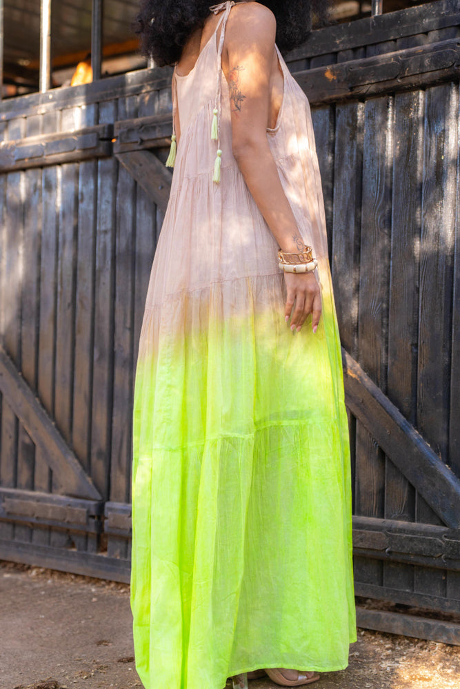 Robe longue dégradée Bruma - Taille unique: 36 au 42