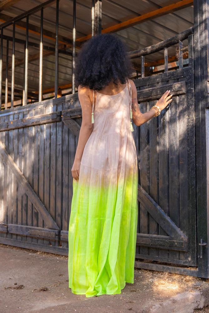 Robe longue dégradée Bruma - Taille unique: 36 au 42