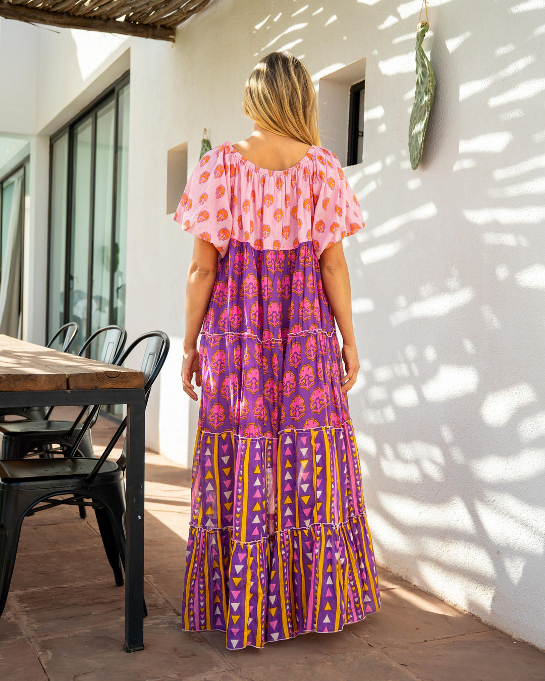 Robe Longue Encolure Bardot Riona - Taille unique 36-50