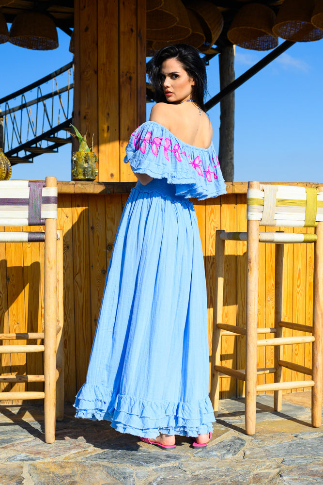 Robe longue Épaules dénudées Magnolia - Taille unique: 36