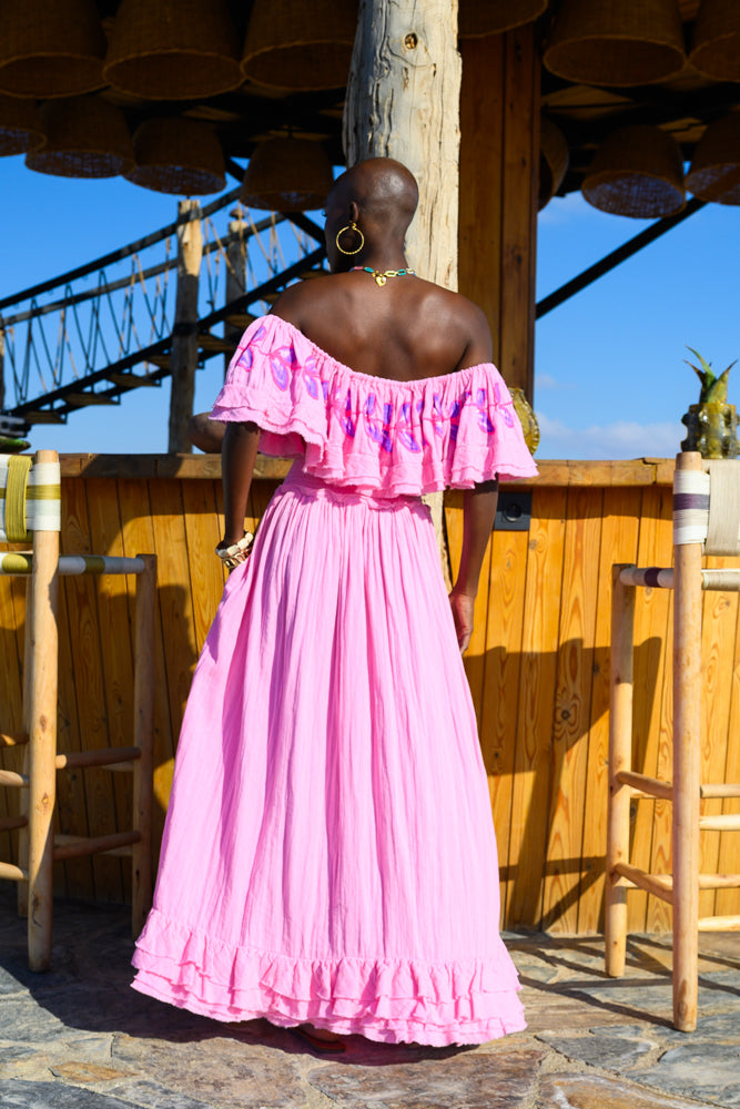 Robe longue Épaules dénudées Magnolia - Taille unique: 36