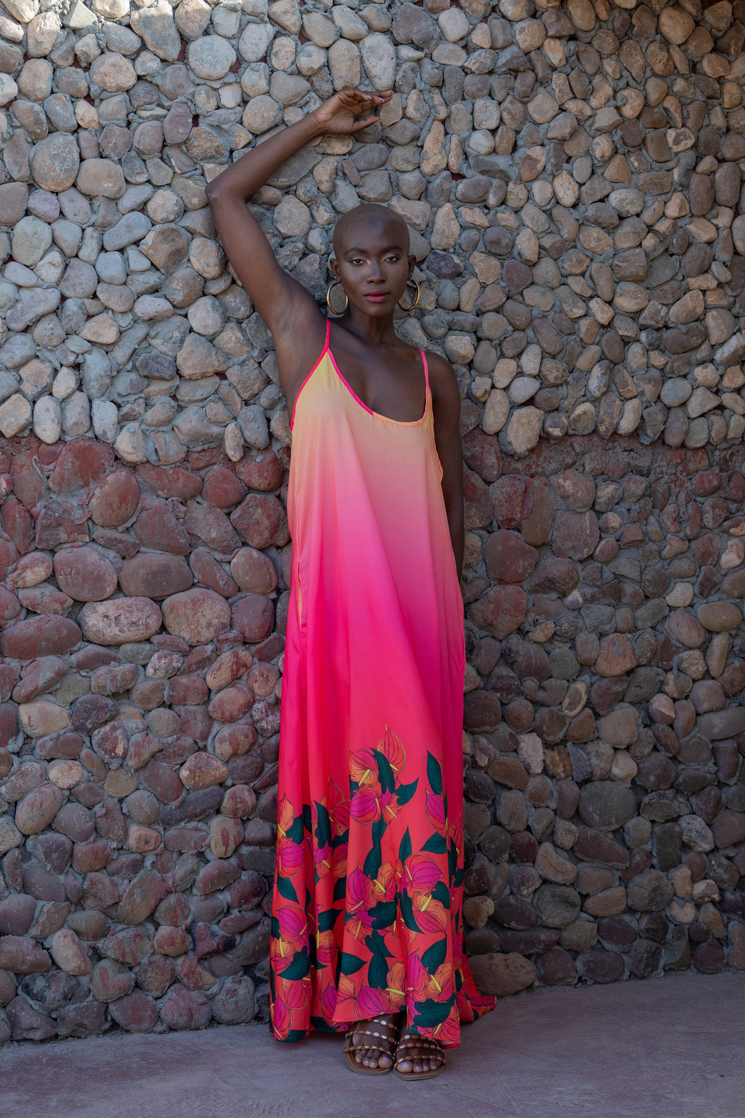 Robe Longue Fluide à Bretelles Melina - Robes