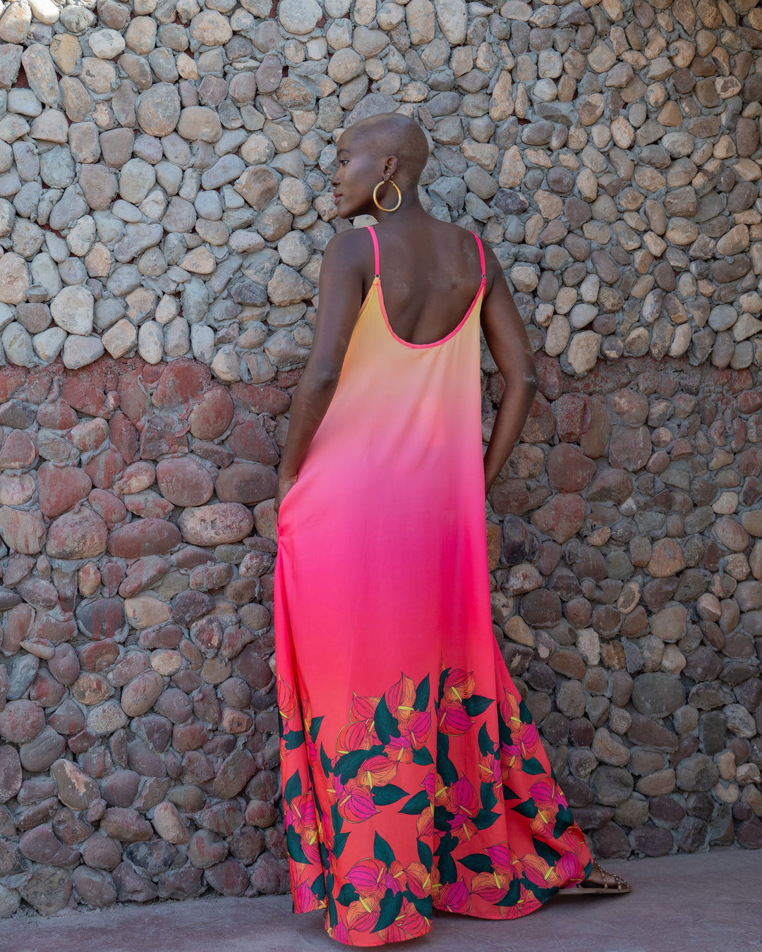 Robe Longue Fluide à Bretelles Melina - Robes