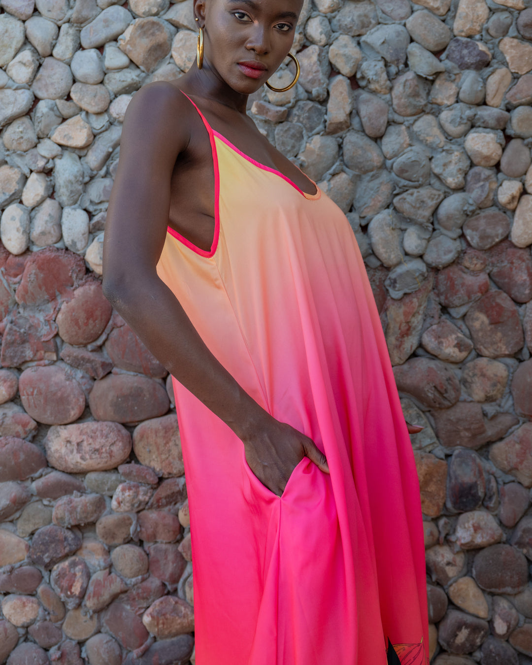 Robe Longue Fluide à Bretelles Melina - Robes