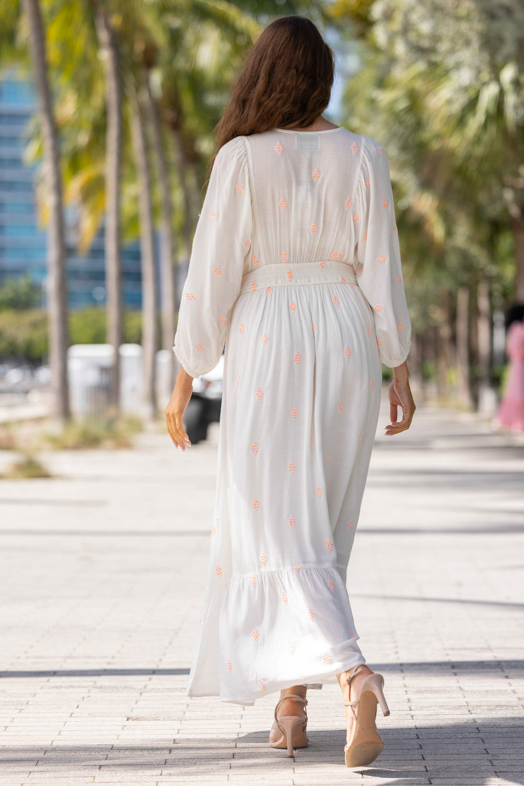 Robe Longue Fluide à Sequins Nello - Taille unique: 36