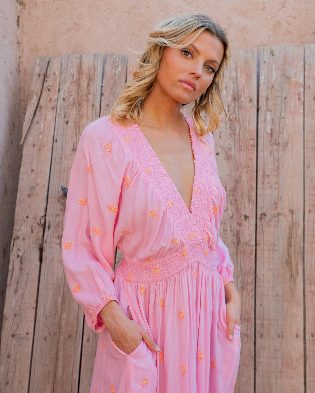 Robe Longue Fluide à Sequins Nello - Taille unique: 36