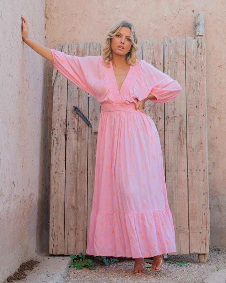 Robe Longue Fluide à Sequins Nello - Taille unique: 36