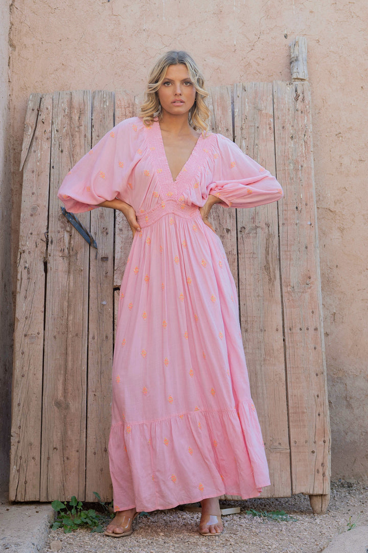 Robe Longue Fluide à Sequins Nello - Taille unique: 36