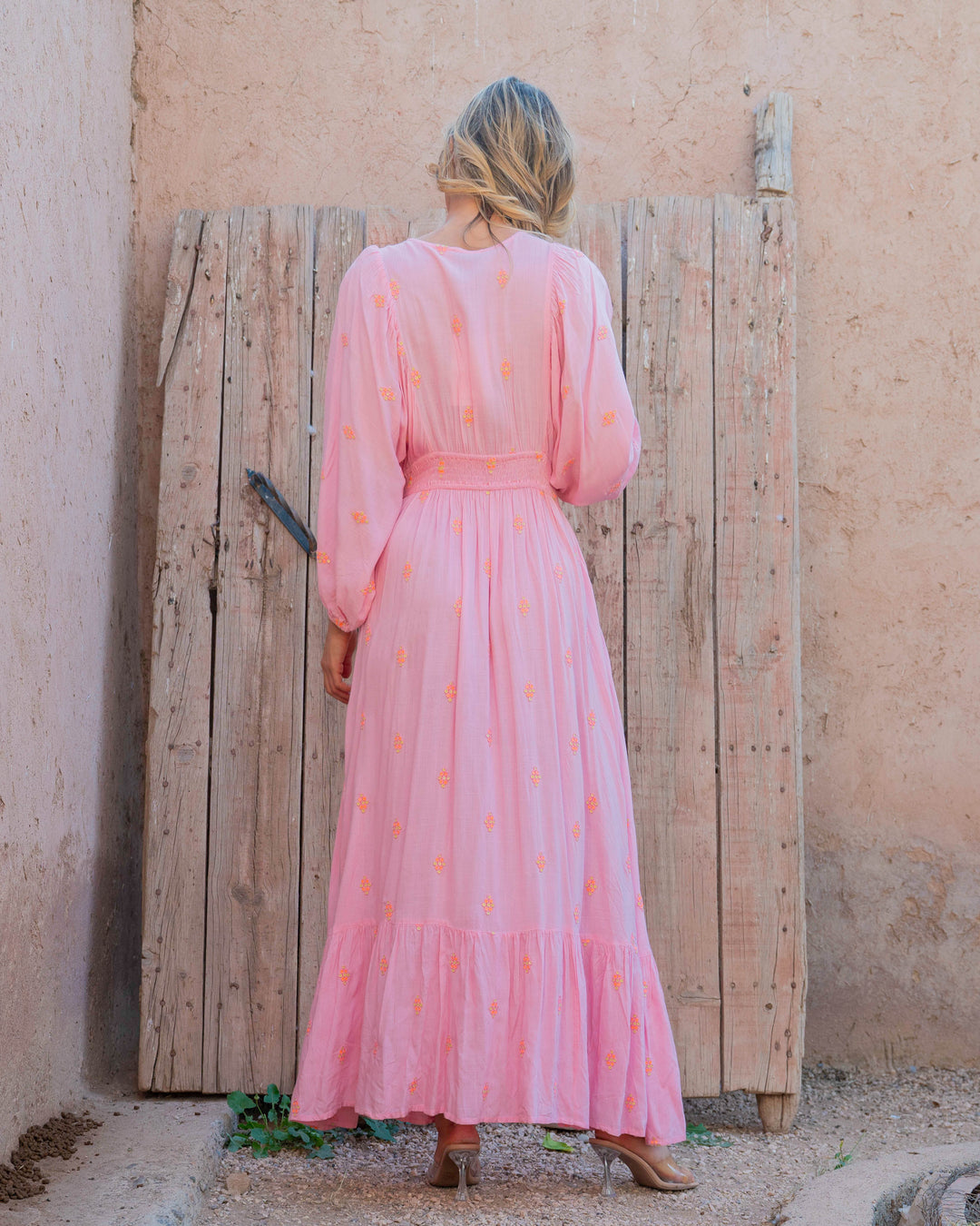 Robe Longue Fluide à Sequins Nello - Taille unique: 36