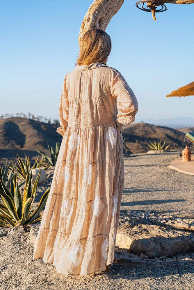 Robe longue fluide dégradée Bome - Taille unique: 36 au 42