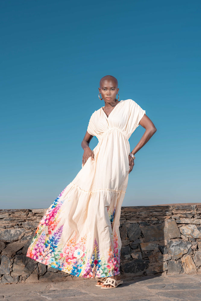 Robe longue imprimé Paloma - Robes