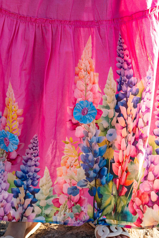 Robe longue imprimé Paloma - Robes