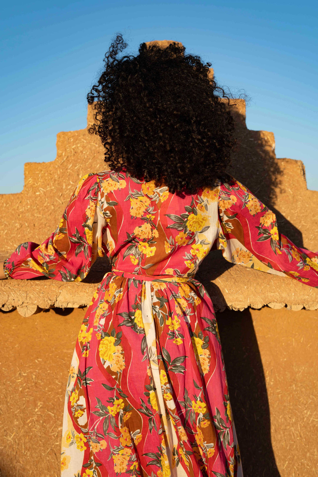 Robe longue imprimé tropical Verone - Robes