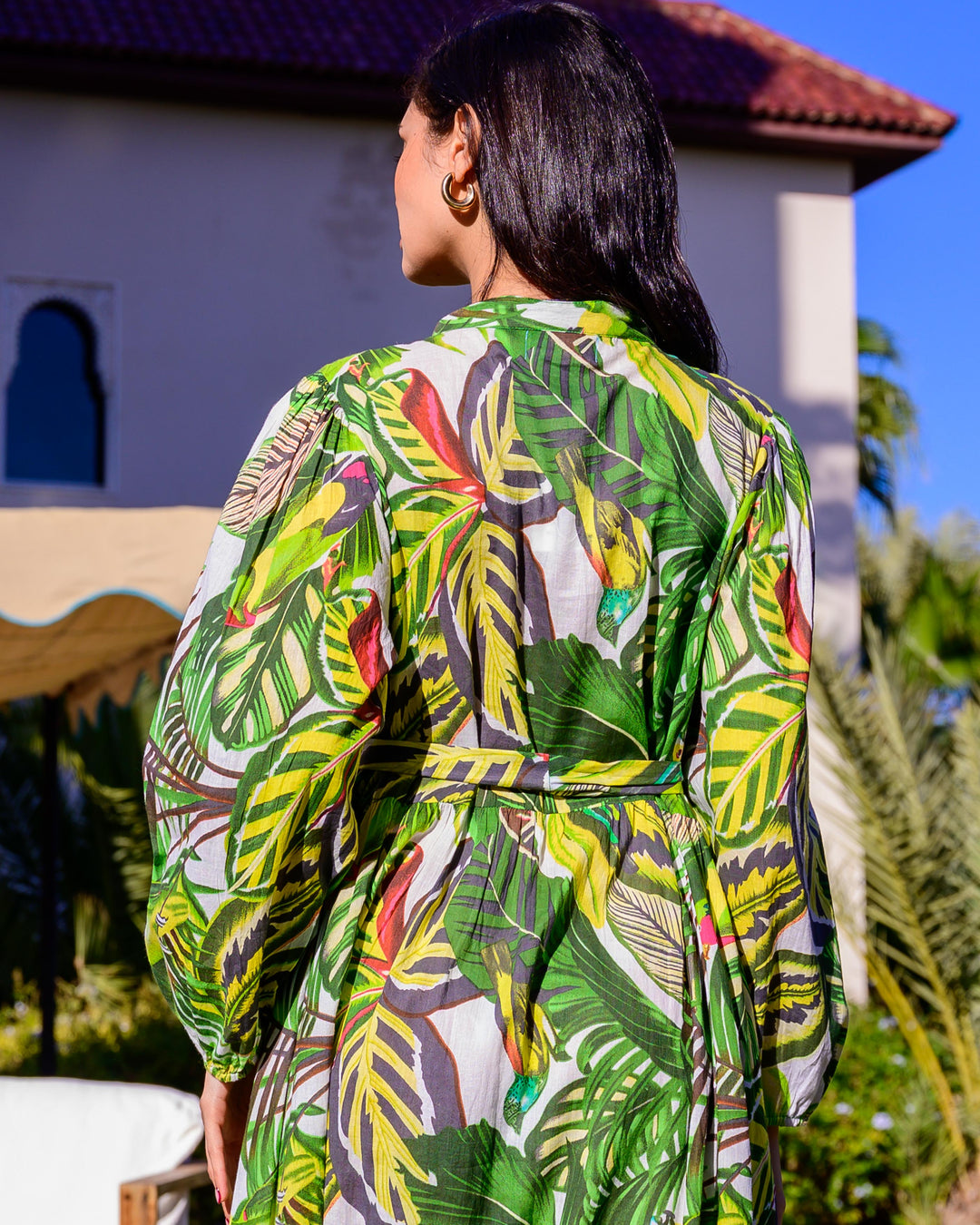 Robe longue imprimé tropical Verone - Robes
