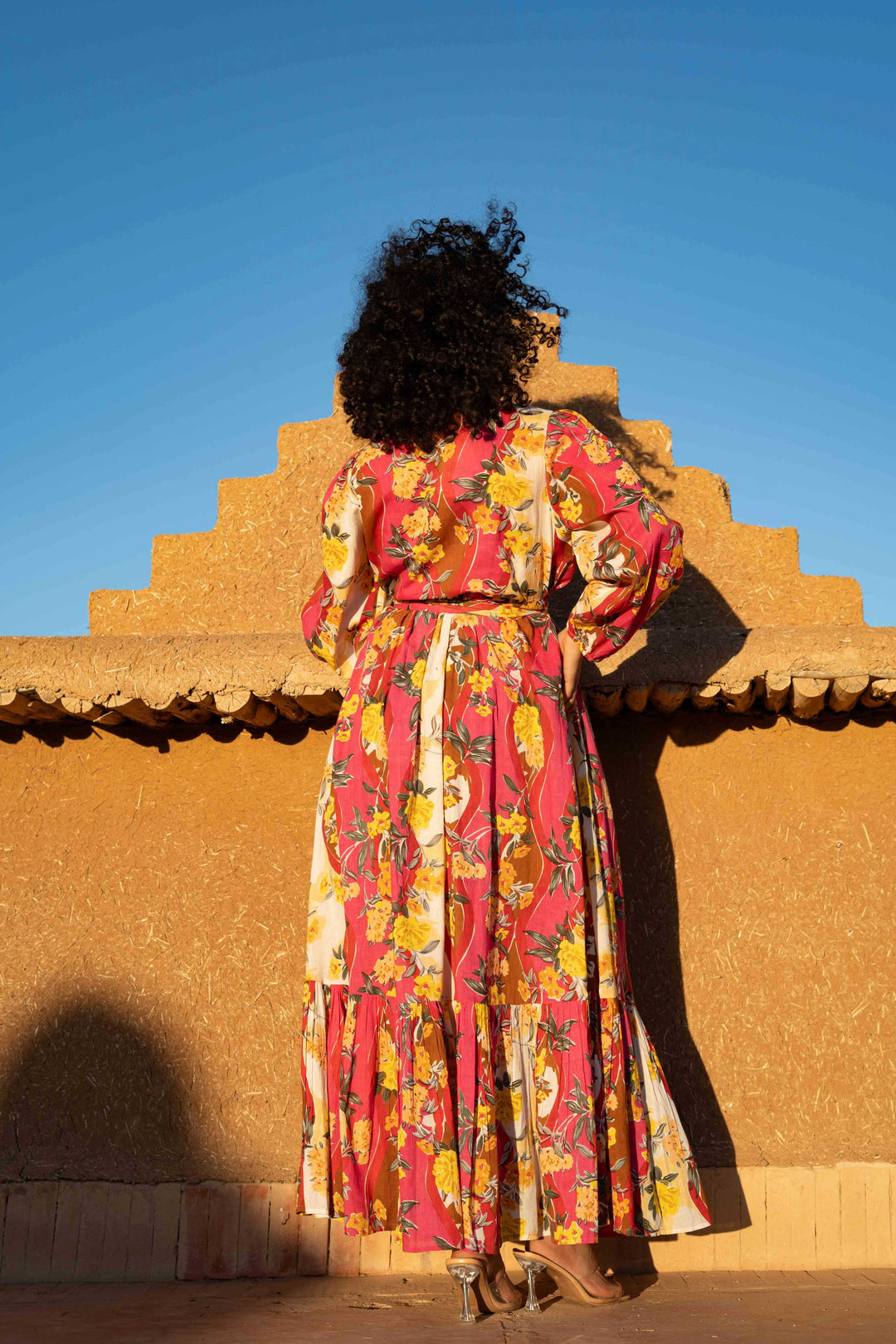 Robe longue imprimé tropical Verone - Robes