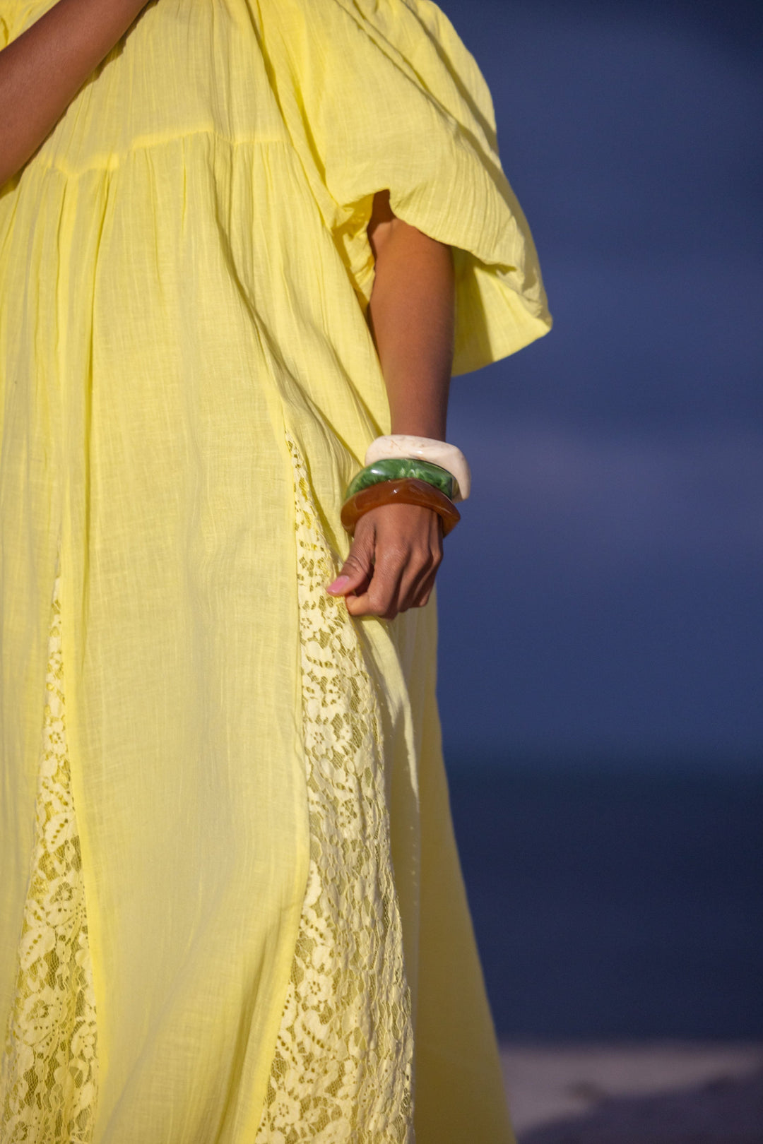 Robe Longue Nina à Épaules Dégagées - Taille unique 36-44