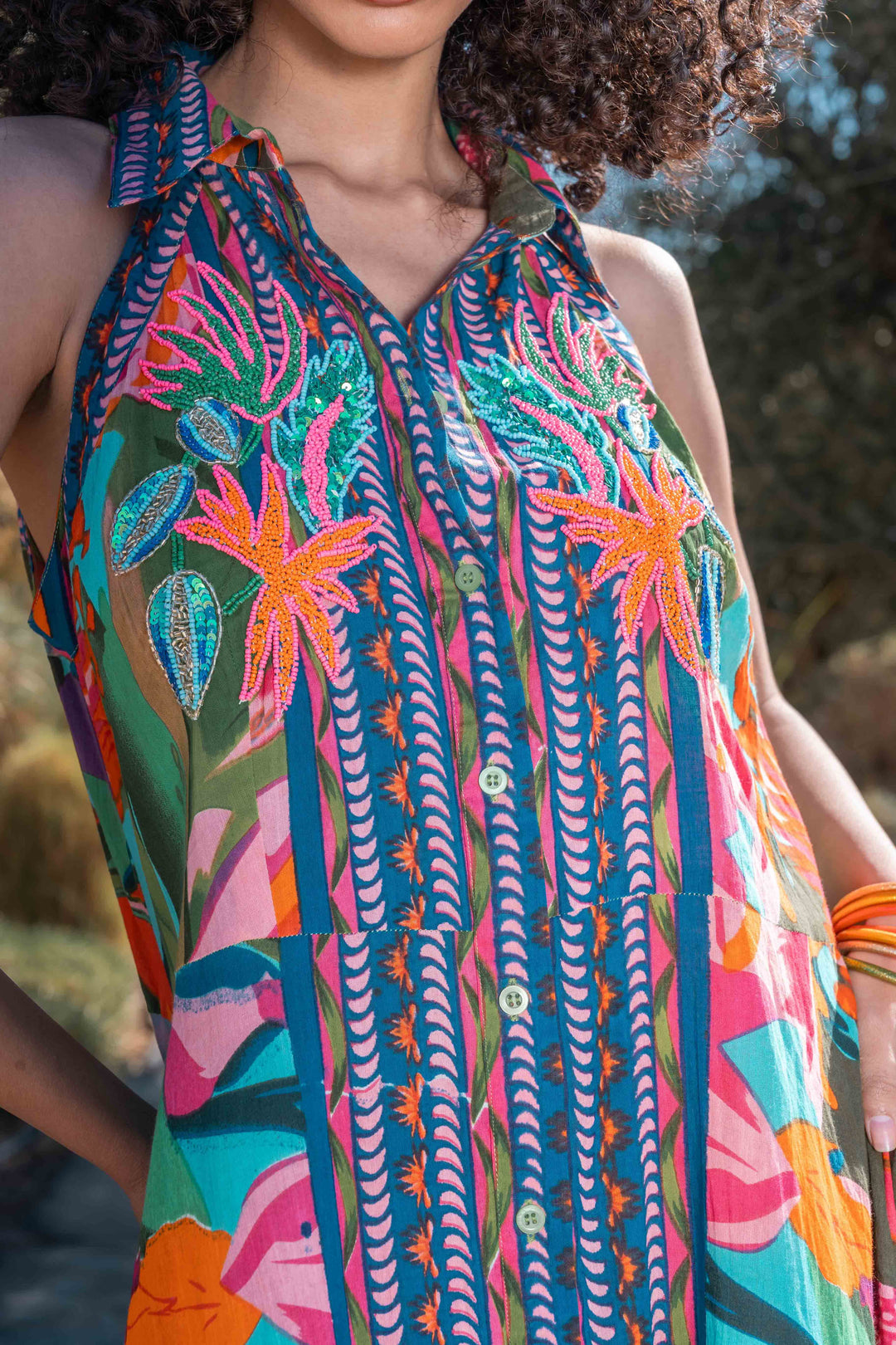 Robe longue sans manches Alysha - Robes