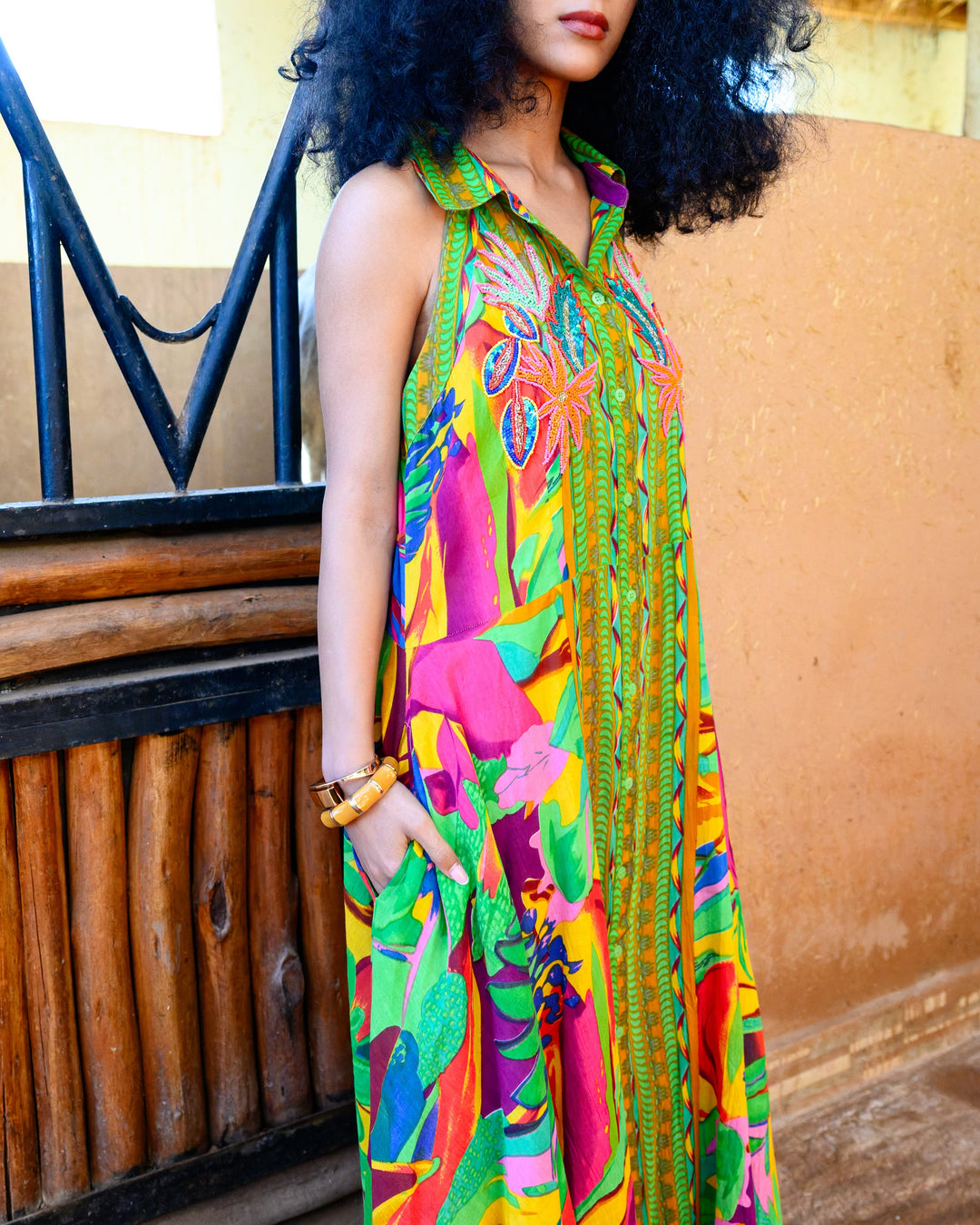 Robe longue sans manches Alysha - Robes