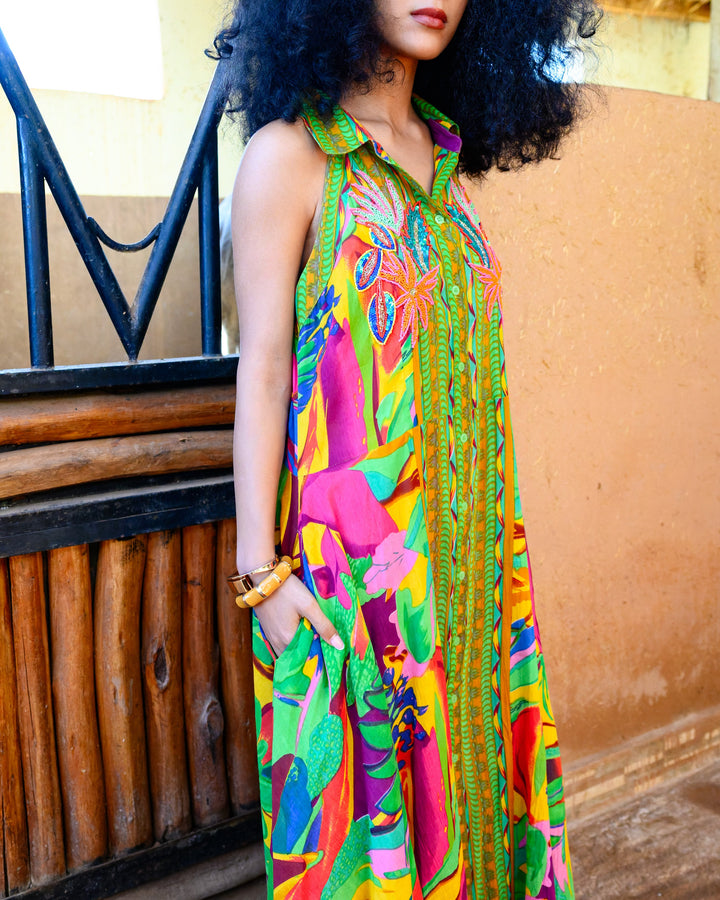 Robe longue sans manches Alysha - Robes