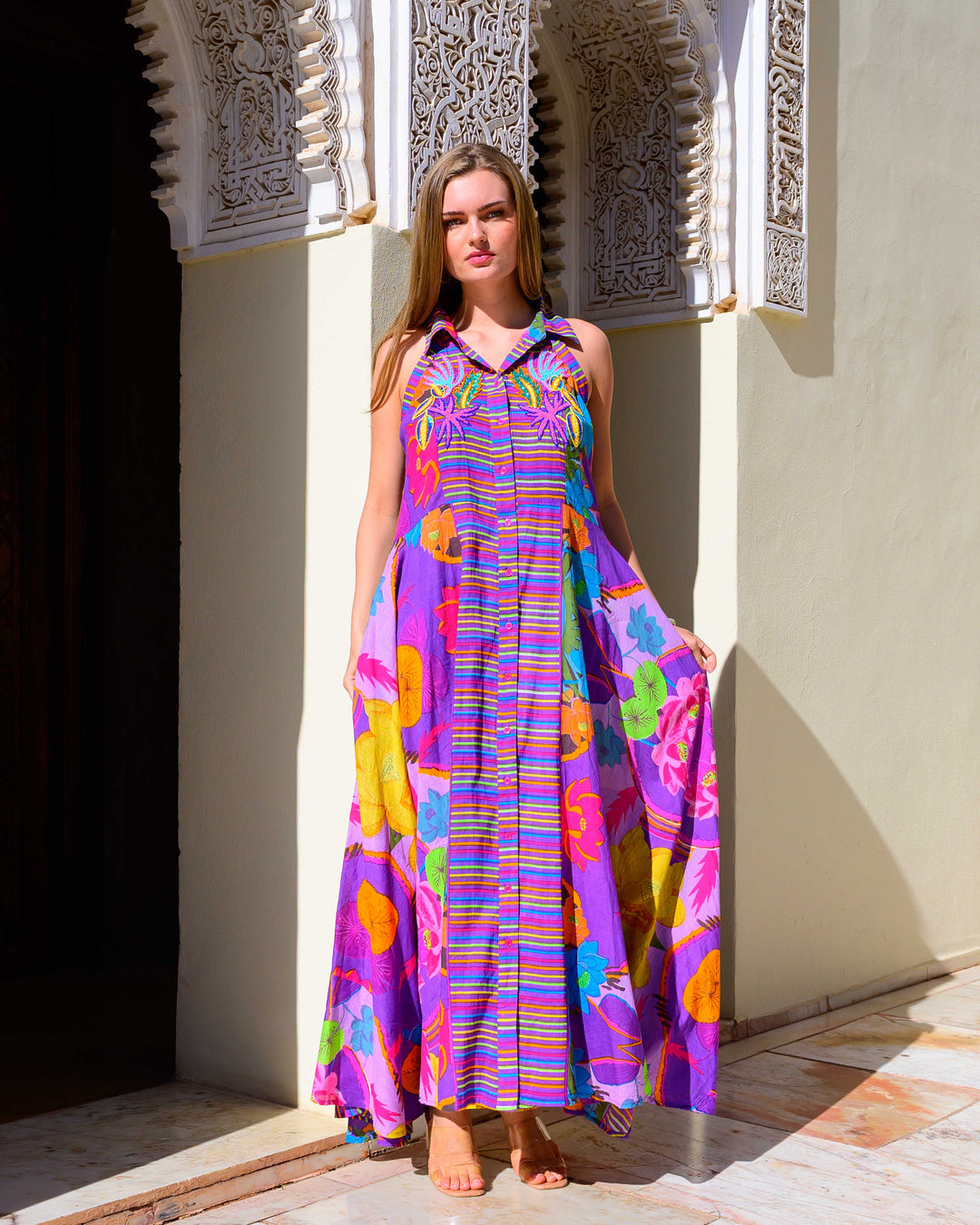 Robe longue sans manches Alysha - Robes