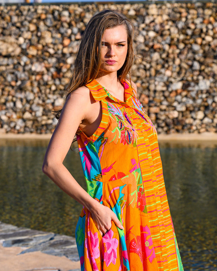 Robe longue sans manches Alysha - Robes