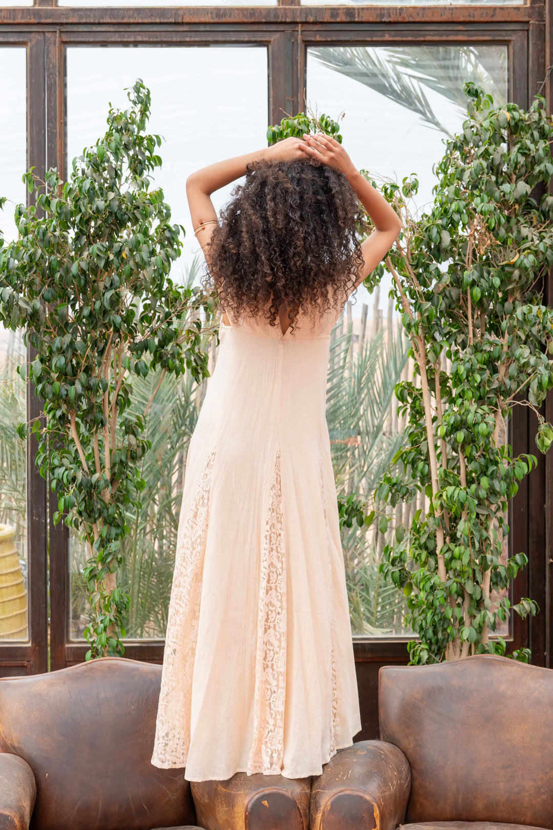 Robe Longue Sans Manches Col V Noumea - Robes