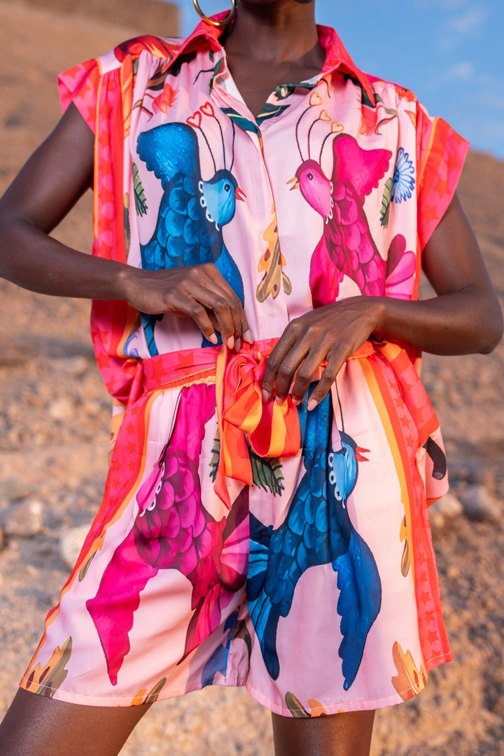 Set Chemise & Short à Motifs Floraux Sanille - ensembles