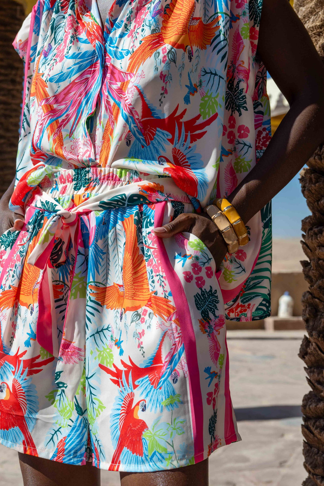 Set Chemise & Short à Motifs Floraux Sanille - ensembles