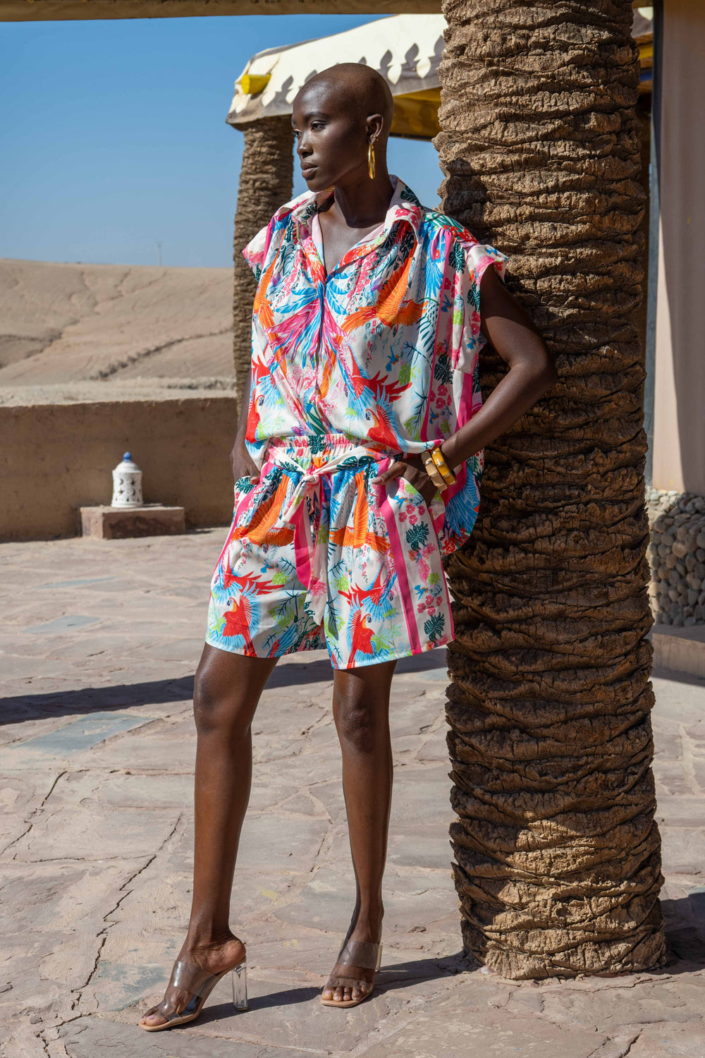 Set Chemise & Short à Motifs Floraux Sanille - ensembles