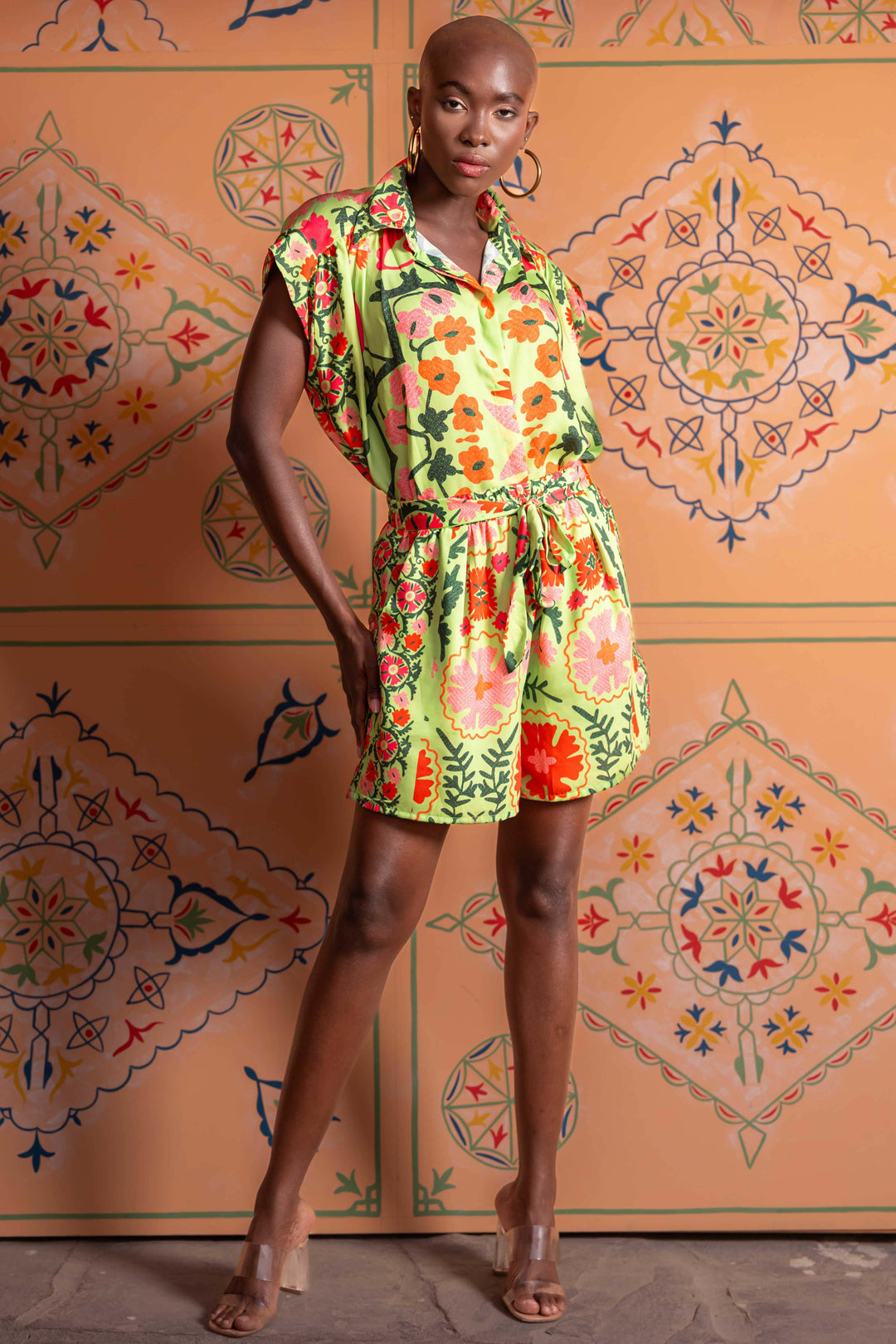 Set Chemise & Short à Motifs Floraux Sanille - ensembles