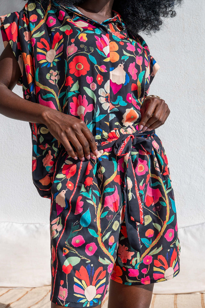 Set Chemise & Short à Motifs Floraux Sanille - ensembles