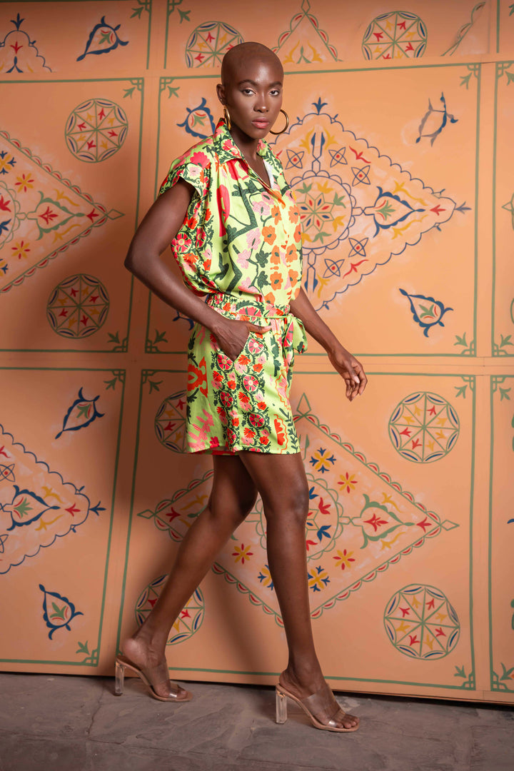 Set Chemise & Short à Motifs Floraux Sanille - ensembles