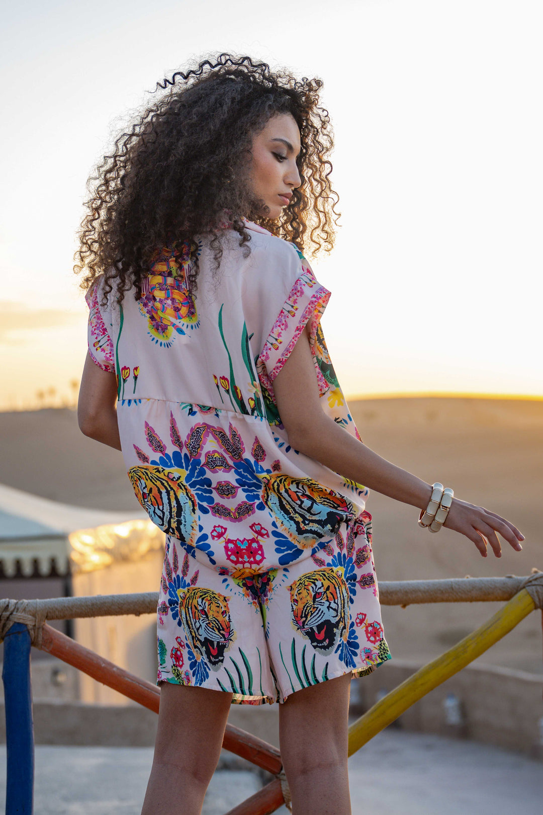 Set Chemise & Short à Motifs Floraux Sanille - ensembles