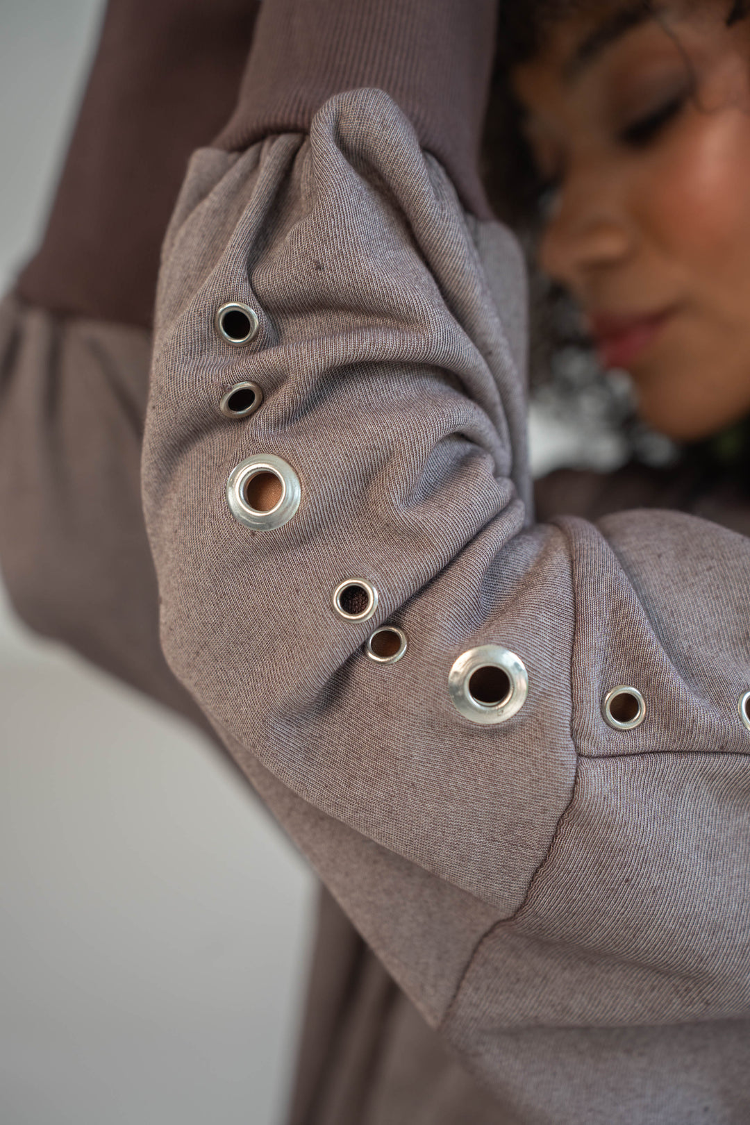 Set sweat & pantalon oversize Sowel - Taille unique / Choco