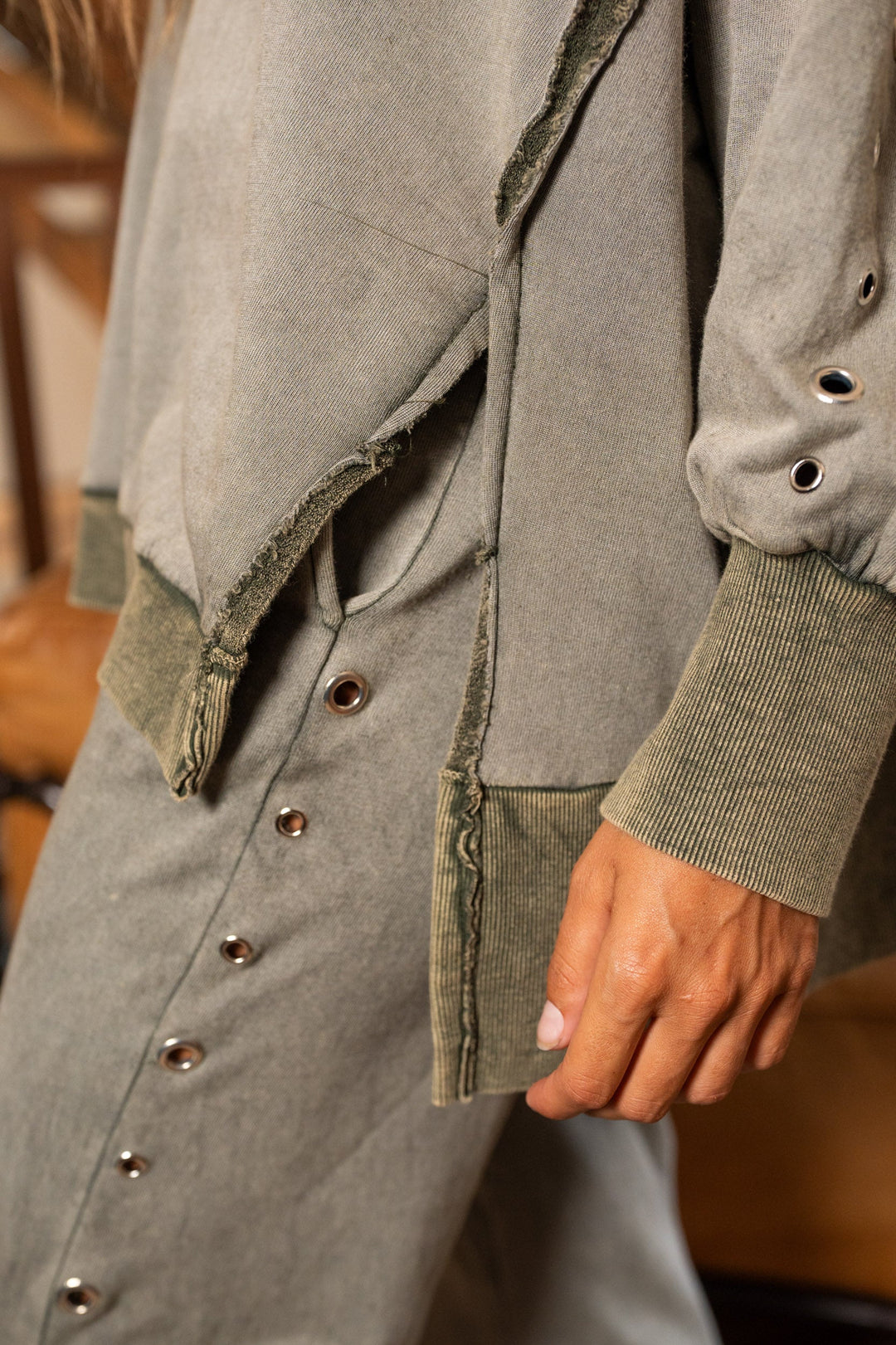 Set sweat & pantalon oversize Sowel - Taille unique / Kaki