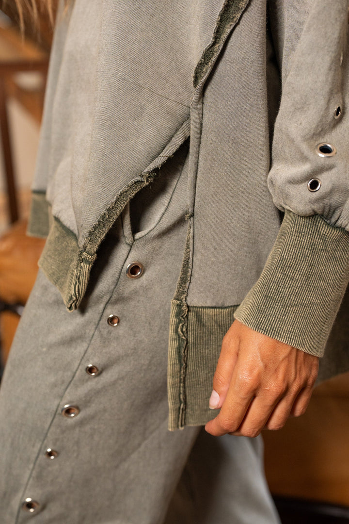 Set sweat & pantalon oversize Sowel - Taille unique / Kaki