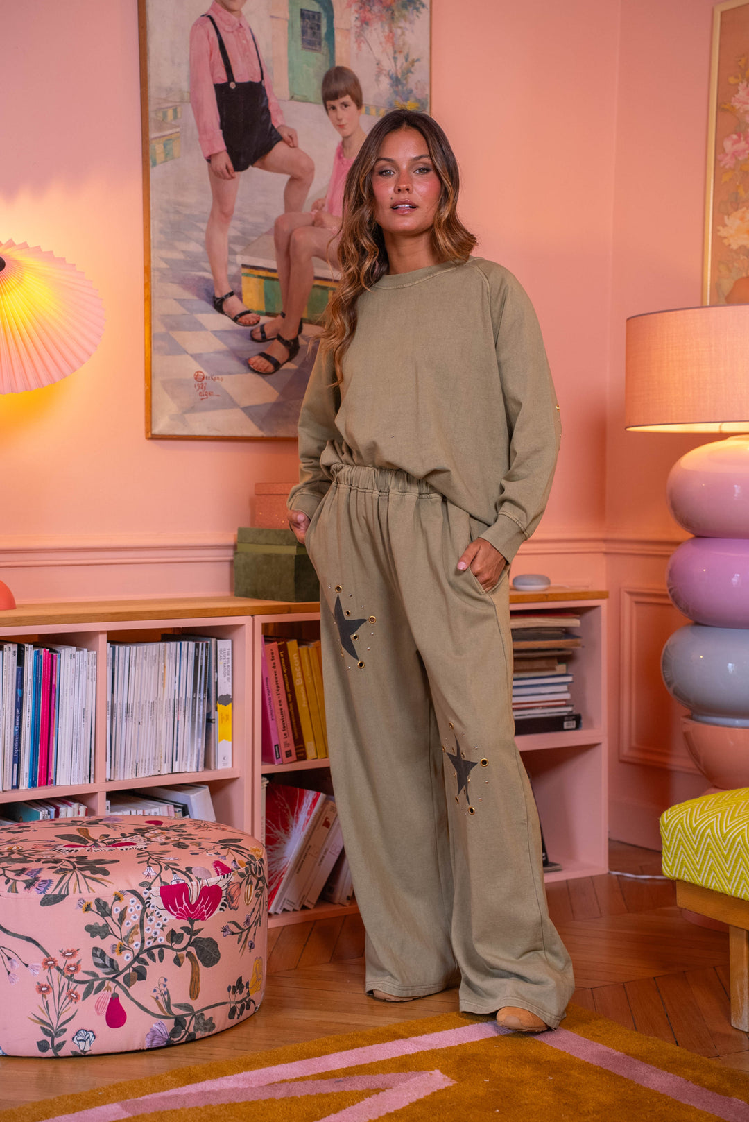 Sweat Coton Spark Taille unique / Kaki Sweatshirt