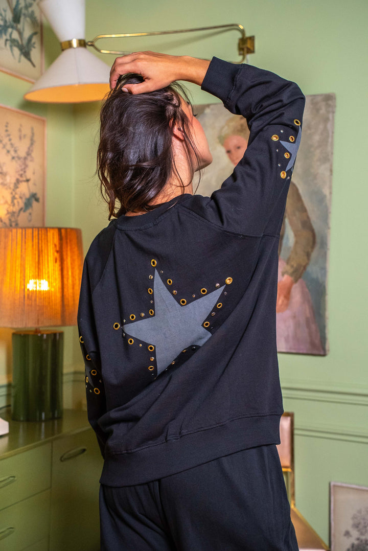 Sweat Coton Spark Taille unique / Noir Sweatshirt